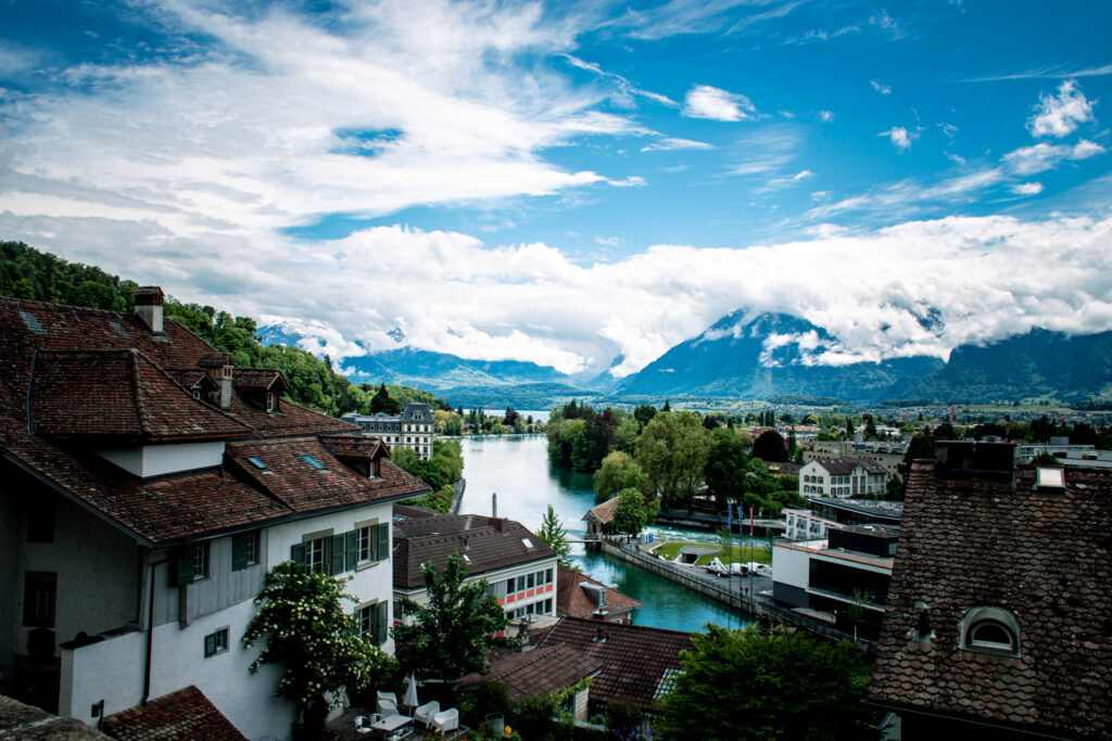 View on Lake Thun